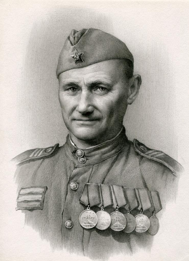 Фотография ветерана Великой Отечественной войны С.В. Грецова